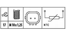 HONDA Датчик, температура охлаждающей жидкости