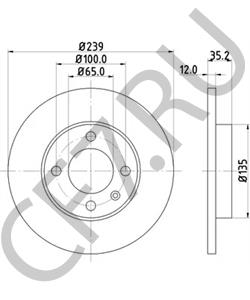 839615300 Тормозной диск AUDI в городе Красноярск