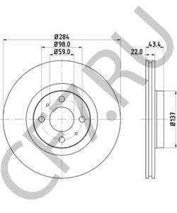 71739569 Тормозной диск FIAT в городе Красноярск