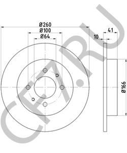 MB699287 Тормозной диск PROTON в городе Красноярск