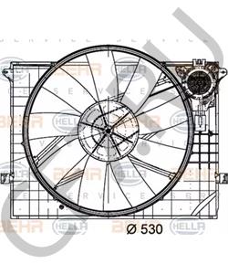 220 500 00 93 Вентилятор, охлаждение двигателя MERCEDES-BENZ в городе Красноярск
