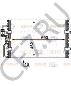 1486721080 Конденсатор, кондиционер FIAT в городе Красноярск