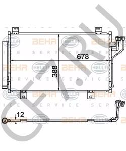 GHR1-61-480 Конденсатор, кондиционер MAZDA в городе Красноярск