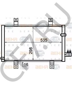 F151-61-480 Конденсатор, кондиционер MAZDA в городе Красноярск