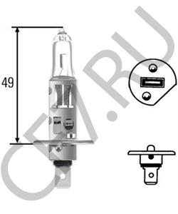 00124 Лампа накаливания, фара дальнего света NORMAG в городе Красноярск