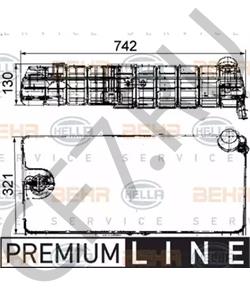 81.06102.6220 Компенсационный бак, охлаждающая жидкость MAN в городе Красноярск
