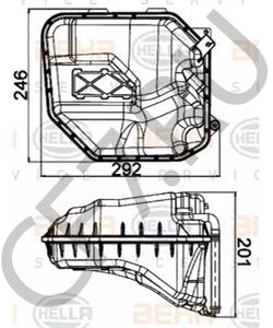 7L0 121 407 F Компенсационный бак, охлаждающая жидкость SEAT в городе Красноярск