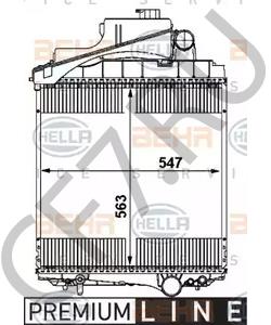 AL 17 1543 Радиатор, охлаждение двигателя JOHN DEERE в городе Красноярск