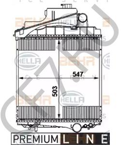 AL 17 1542 Радиатор, охлаждение двигателя JOHN DEERE в городе Красноярск