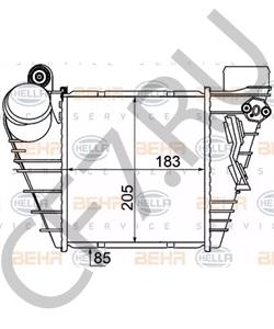 1J0 145 805 C Интеркулер AUDI в городе Красноярск