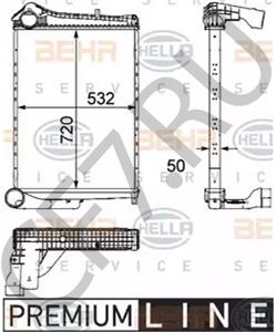 50 01 873 750 Интеркулер RENAULT TRUCKS в городе Красноярск