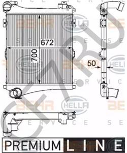 74 20 968 089 Интеркулер RENAULT TRUCKS в городе Красноярск