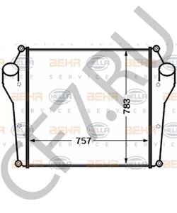 50 01 831 764 Интеркулер RENAULT TRUCKS в городе Красноярск