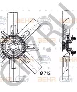 51.06601.0174 Вентилятор, охлаждение двигателя MAN в городе Красноярск